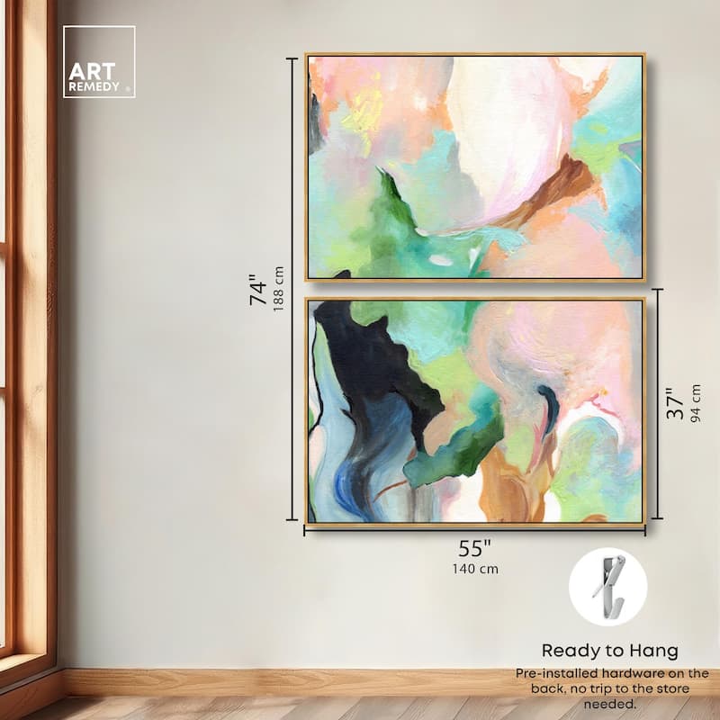 The Dreamer part II Canvas Set of 2 by Art Remedy