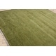 preview thumbnail 3 of 7, Hand Loomed Green Hand Made 100% Wool Modern & Contemporary Area Rug