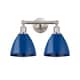 Option Blue / Satin Nickel