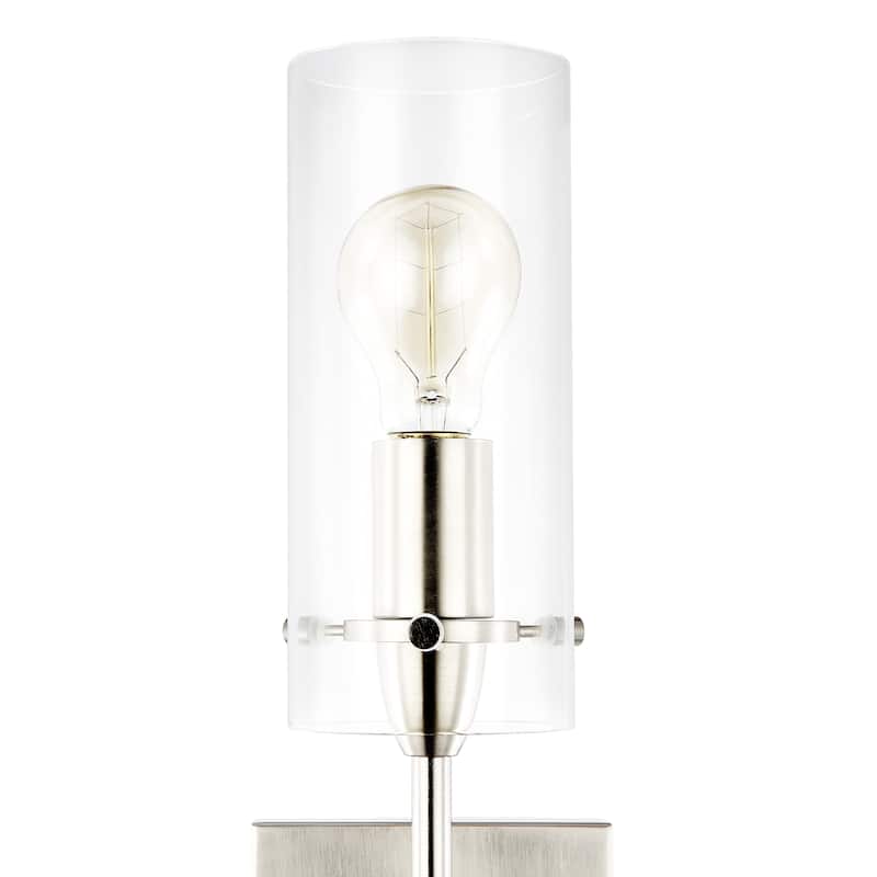 Light Society Montreal Clear Glass Wall Sconce