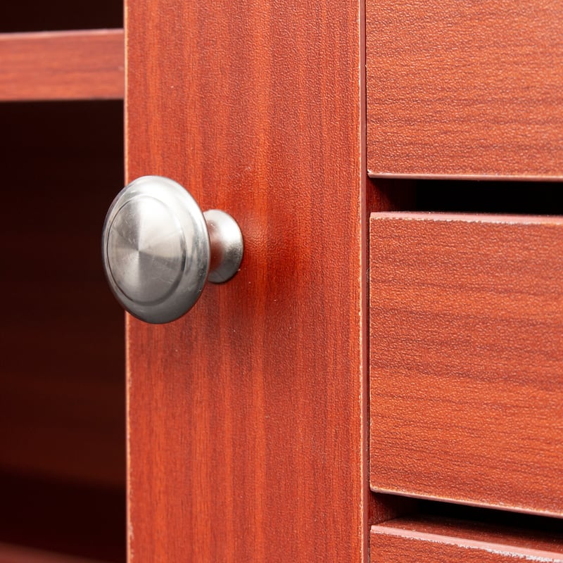 Home Office Computer Desk with Hutch, Antiqued finish