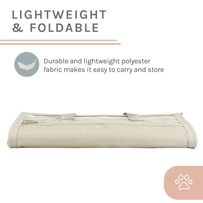 Scout 19'' Dog & Cat Carrier Bag Beige - 19