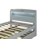 preview thumbnail 24 of 48, Wood Storage Platform Bedframe with LED Headboard & Charging Station