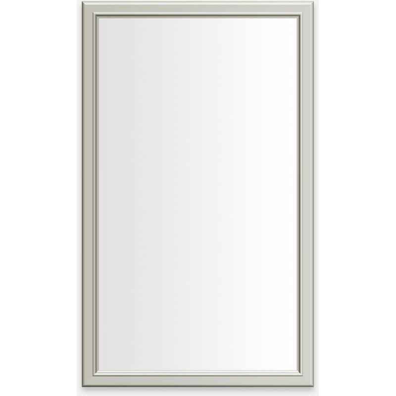 Robern D2C2440D4BMTM Main Line 23-1/4" x 39-3/8" Framed Single Door - Polished Nickel - Nickel Finish