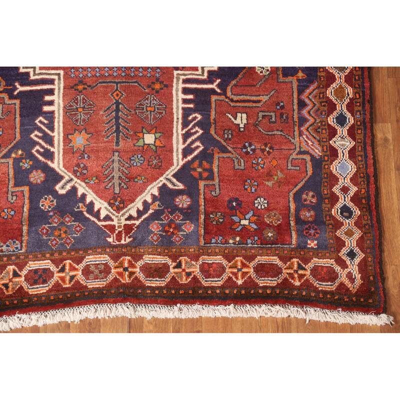 Sirjan Persian Area Rug Hand-Knotted Wool Carpet - 5'0" x 7'8"