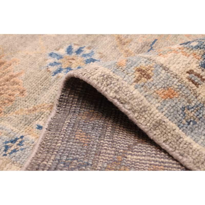 ECARPETGALLERY Hand-knotted Jules Serapi Grey Wool Rug - 7'10 x 10'1