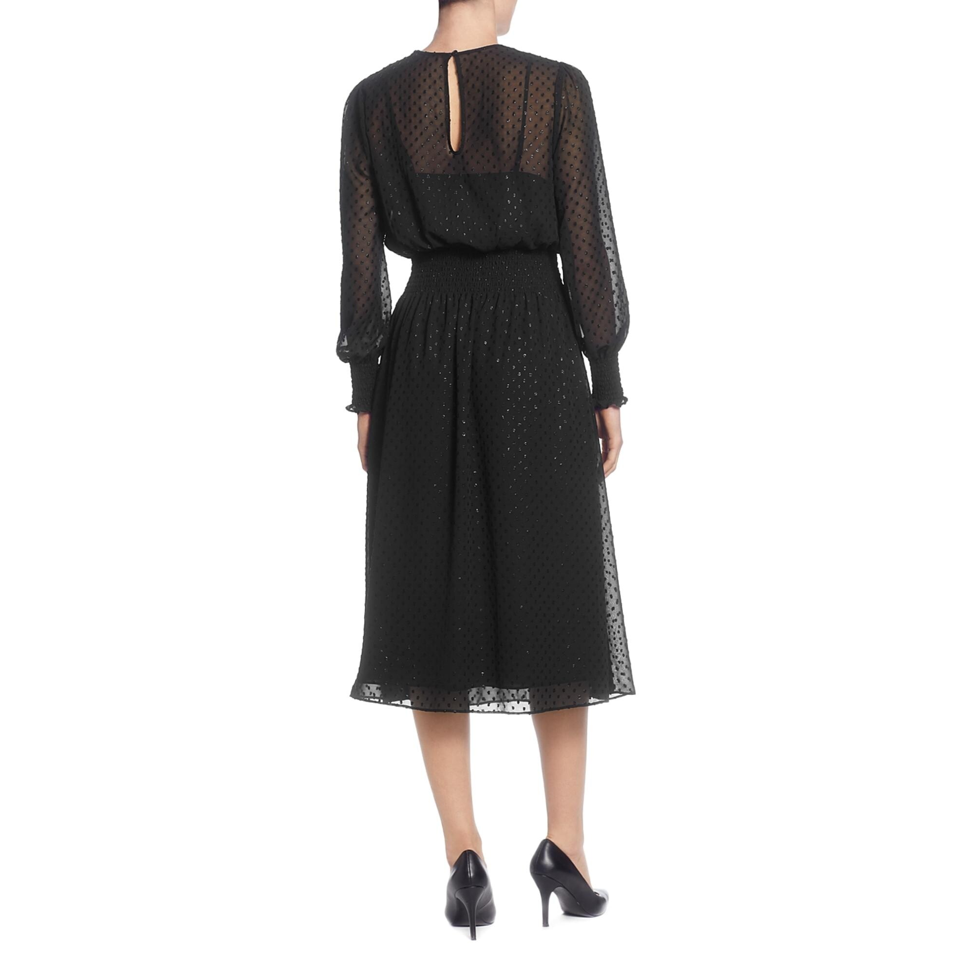 tahari polka dot dress