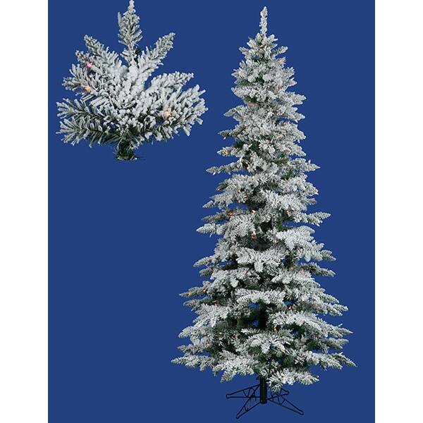 7 5 Pre Lit Flocked Layered Utica Fir Slim Christmas Tree Multi Led Lights Overstock 14427021 Frequent special offers and.all products from slim christmas trees artificial pre lit led category are shipped worldwide with no additional fees. overstock com