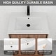 preview thumbnail 28 of 36, BNK 24/30 inch Freestanding Single Sink Bathroom Vanity with Soft Close Door and 1 Adjustable Shelf