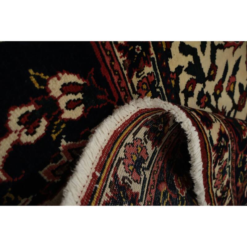 Hand Knotted Oriental 100% Wool Carpet Traditional Floral Red Bakhtiari Area Rug - 12' 9'' X 9' 10''