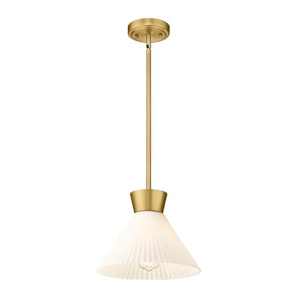 slide 2 of 9, 11 Inch 1-Light Kitchen Island Pendant Light Gold