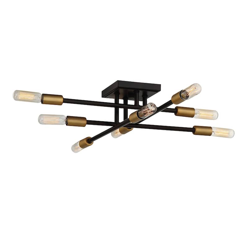 Savoy House Lyrique 8 Light 19.5" Wide Semi Flush Ceiling Fixture