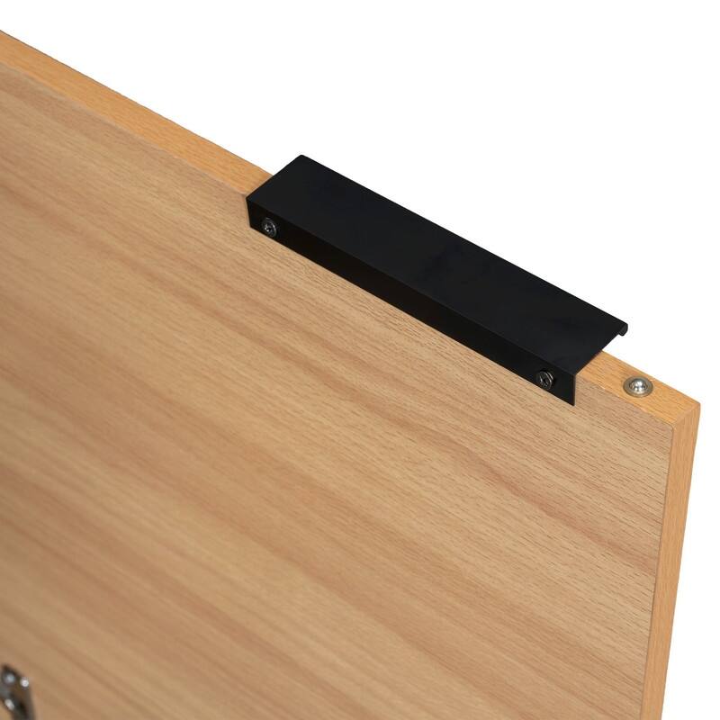 69"Tall Kitchen Pantry with Hutch, Multifunctional Storage Cabinet with Adjustable Shelf and Power Outlet