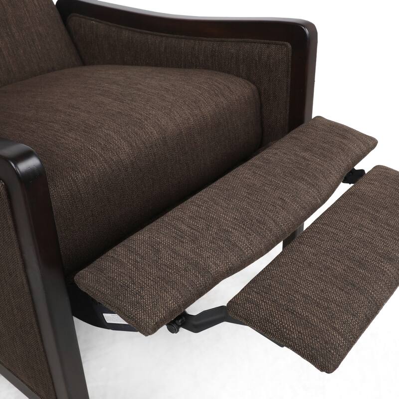Veatch Contemporary Upholstered Pushback Recliner by Christopher Knight Home