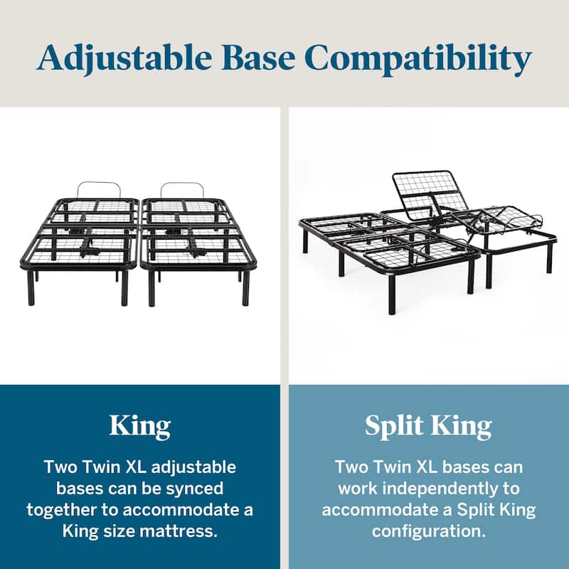 LUCID Comfort Collection Standard Adjustable Bed Base On Sale Bed