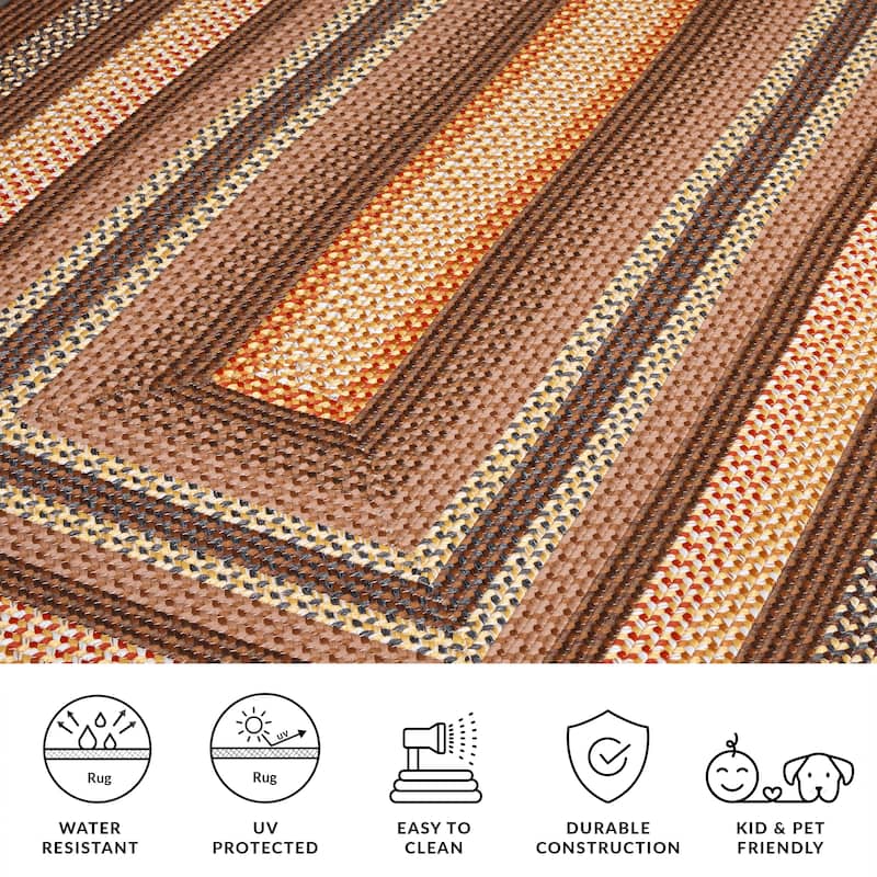 SAFAVIEH Handmade Braided Tomislava Country Rug