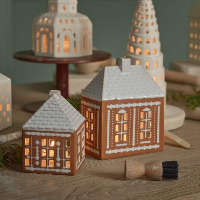 Kähler Gingerbread House, Brown