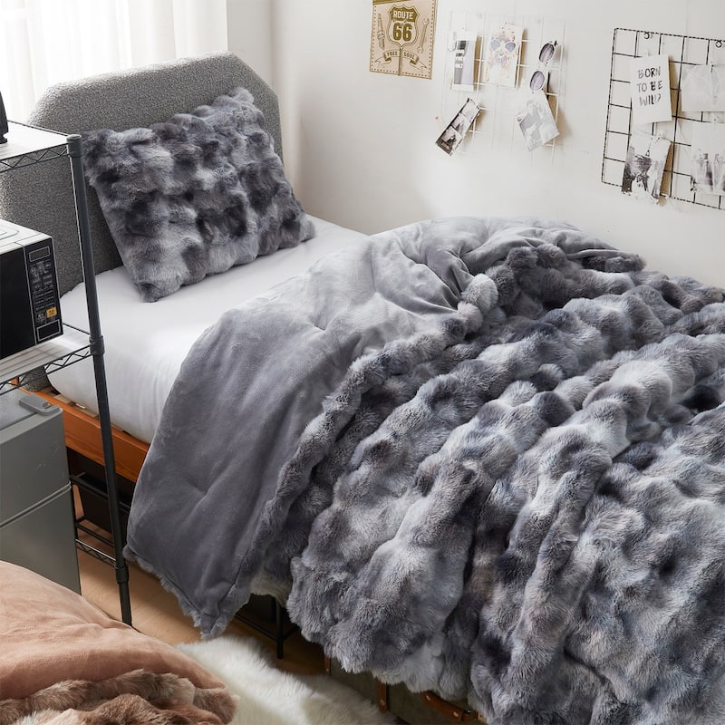 Beary Soft - Coma Inducer® Oversized Comforter Set - Glacier Black Bear