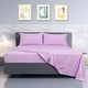 Solid 4 Piece Bed Sheet Set 110gsm Polyester Microfiber - Bed Bath ...