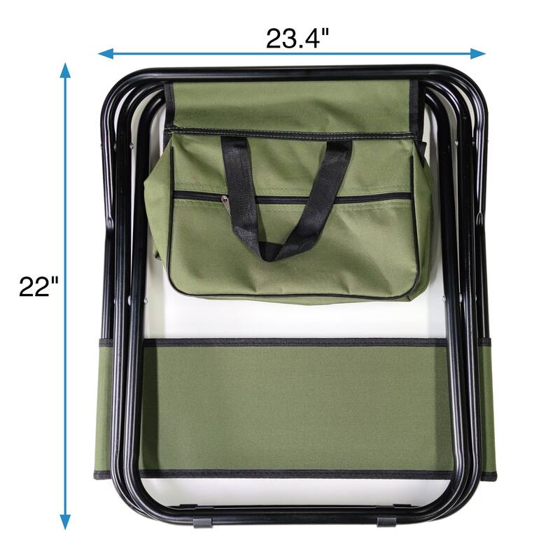 Folding Outdoor Chairs with Storage Bag (Set of 4)