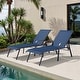 preview thumbnail 38 of 62, Set of 4 Lounge Chairs Outdoor Chaise Lounge with Arms and Adjustable Back