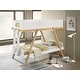 preview thumbnail 12 of 13, Frankie Mid-Century Modern Wood Twin Over Twin Bunk Bed