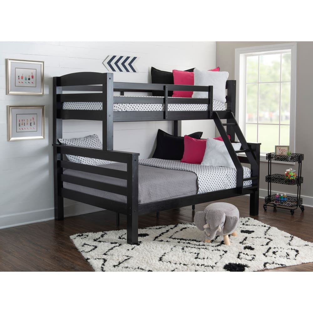 Levi Solid Wood Twin over Full Bunk Bed