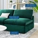 preview thumbnail 16 of 74, Commix Down Filled Overstuffed Velvet 5-Piece Sectional Sofa
