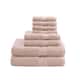Madison Park Signature Cotton 8-piece Antimicrobial Towel Set - Blush