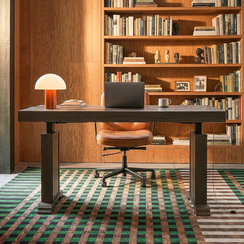 Electric Standing Desk with Memory Control, Adjustable Height Sit Stand Desk, Computer Desk, Home Office Workstation