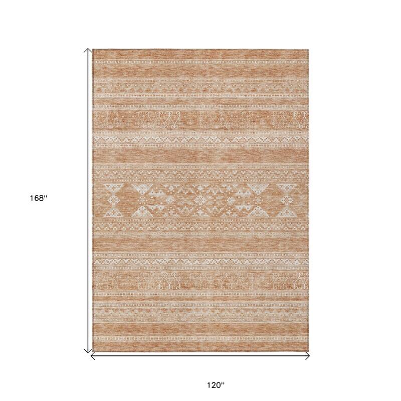 HomeRoots Southwestern Transitional Rectangle Outdoor Rug