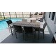 Cape Coral Outdoor Rectangle Aluminum 7-piece Dining Set by Christopher Knight Home
