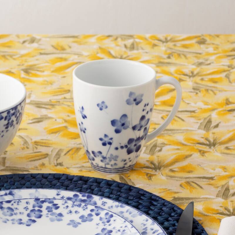 Noritake Bloomington Road Set of 4 Mugs, 16 oz.