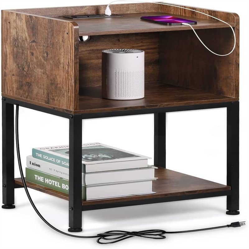 Nightstand with Charging Station