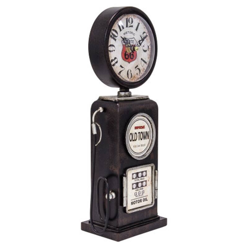 Yosemite Home Decor Ole Gas Pump Table Top Clock - 3 x 5.1 x 13.8