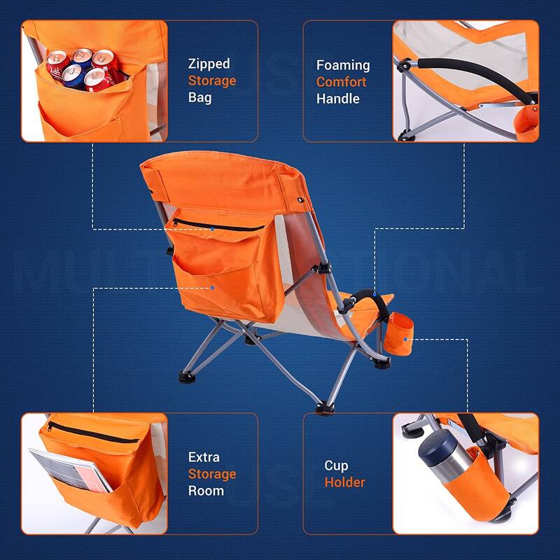 High Back Folding Beach Chair