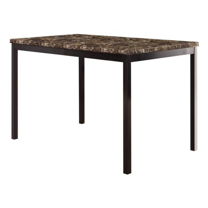 metal frame dining table