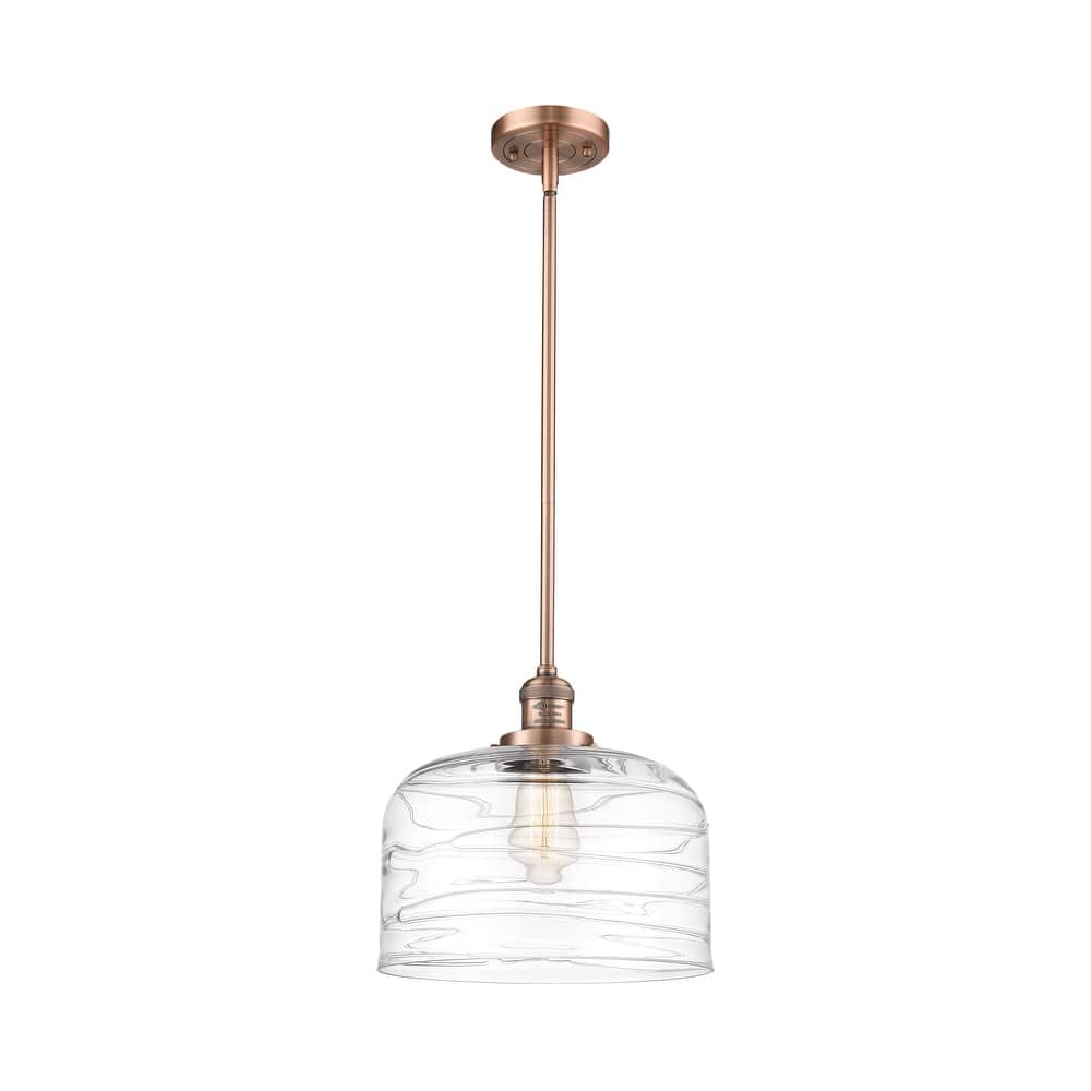 Innovations Lighting Franklin Restoration Bell - 1 Light 12" Stem Hung Mini Pendant