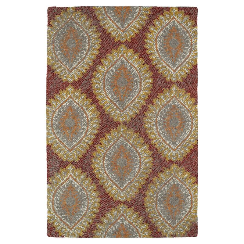 Montage Collection - 9' X 12' - Red