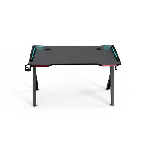 Brindisi 48" Gaming Desk in Black