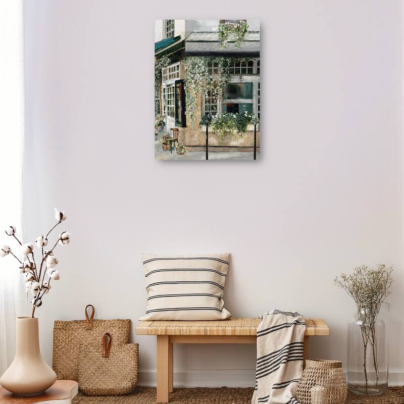 Rue Pavee Crop II By Studio Arts Canvas Art Print