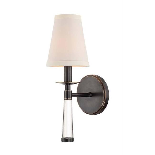 Crystorama Lighting Group Baxter Single Light 15" Tall Wall Sconce