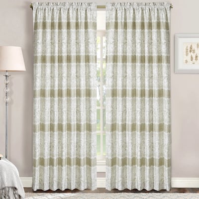 Home Soft Things Emma Printed 2 Piece Curtain Set