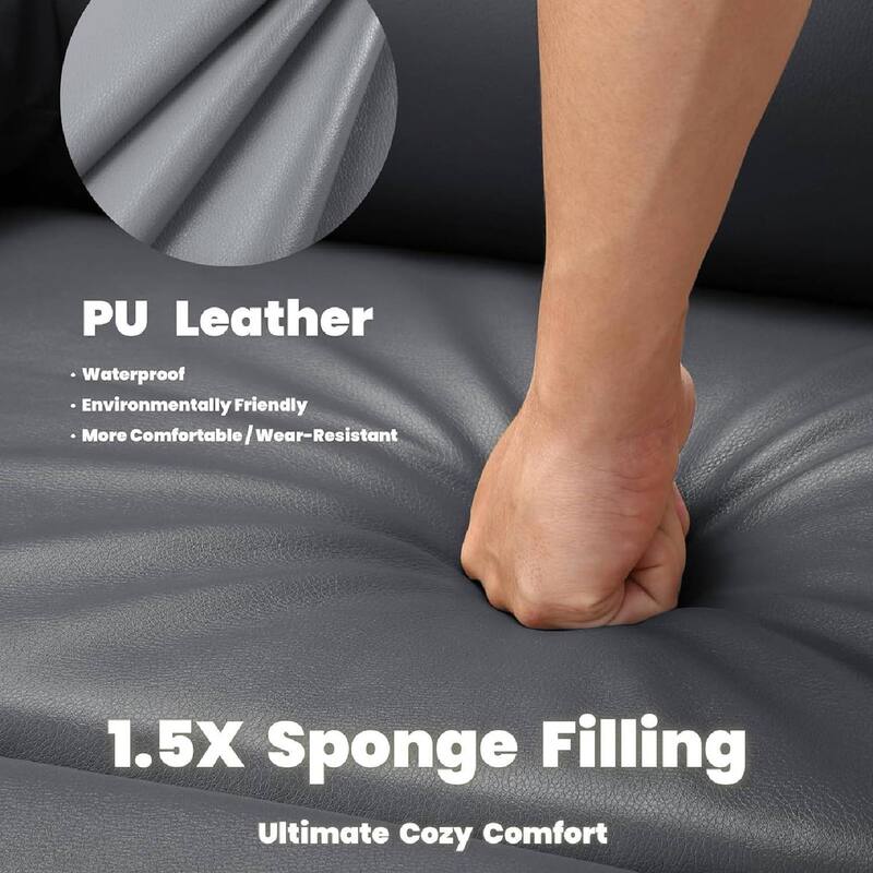 Oversized Manual Recliner, Comfort Lazy Sofa Chair for Living Rooms and Bedroom