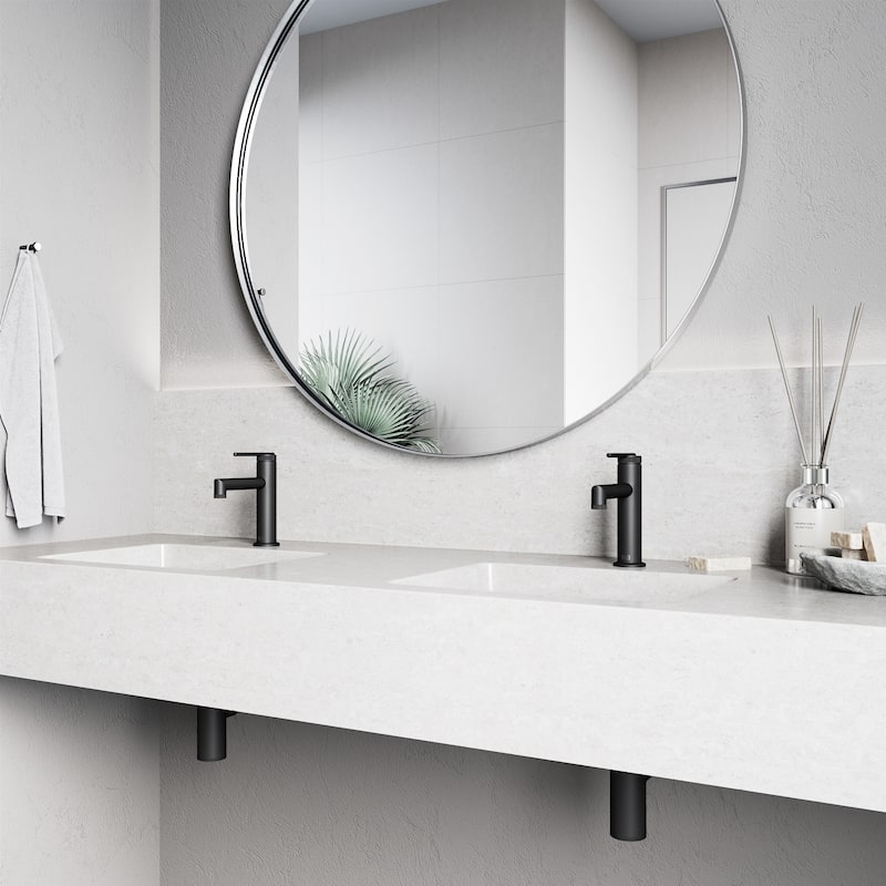 VIGO Sterling 7" H Single Handle Single Hole Bathroom Faucet