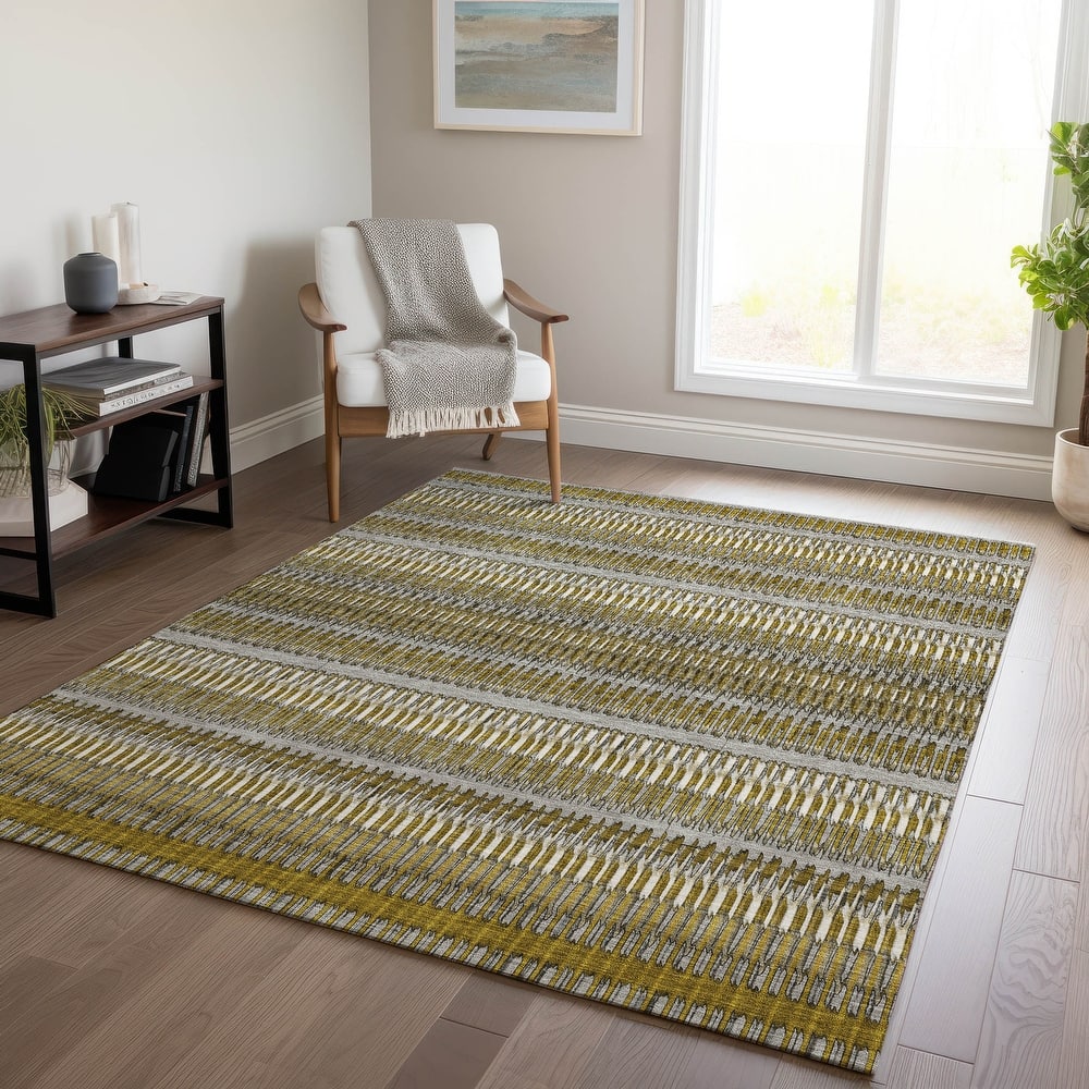 Machine Washable Indoor/ Outdoor Chantille Moroccan Boho Rug