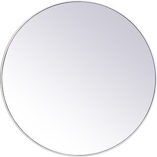 Elegant Lighting Eternity 45" Diameter Circular Beveled Metal Framed