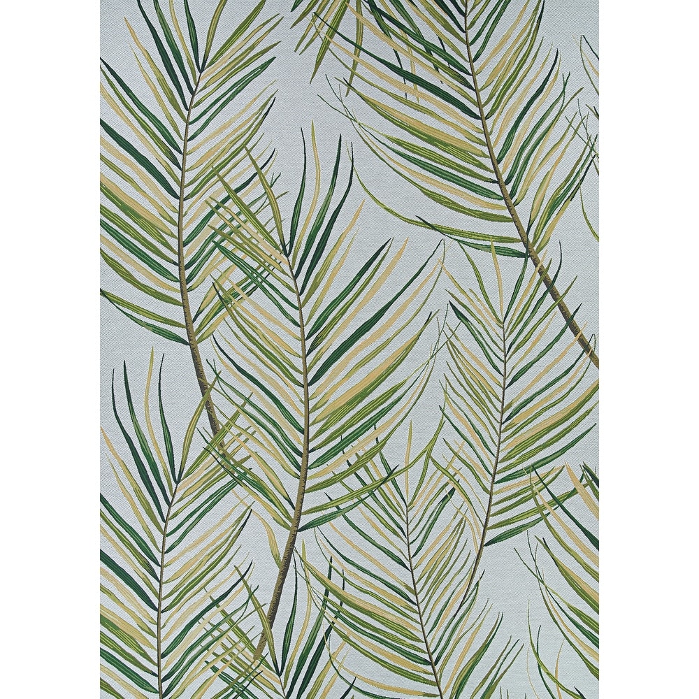 Dream Decor Rugs Gelato Grove Gray Green Indoor Outdoor Area Rug