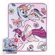 preview thumbnail 3 of 3, Hasbro My Little Pony Floral Flight Silk Touch Sherpa Throw Blanket