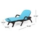 preview thumbnail 24 of 31, Waverly Faux Wicker Chaise Lounges (Set of 2) by Christopher Knight Home